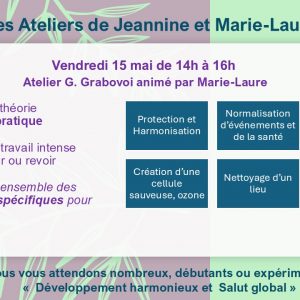 Vendredi 15 mai - Pratique de technologies spécifiques